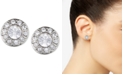 Givenchy Small Crystal Pav&eacute; Stud Earrings